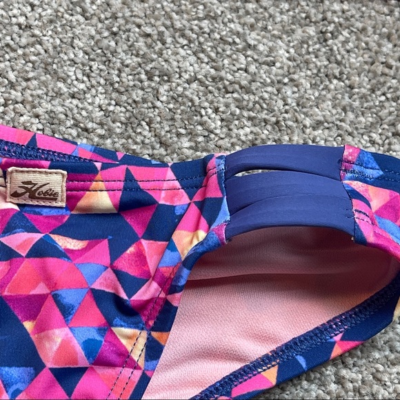 Hobie Girls Swimsuit 2pc Pink Purple Size 14 NWT - Picture 3 of 6